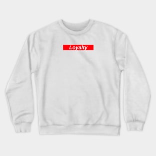 Loyalty // Red Box Logo Crewneck Sweatshirt